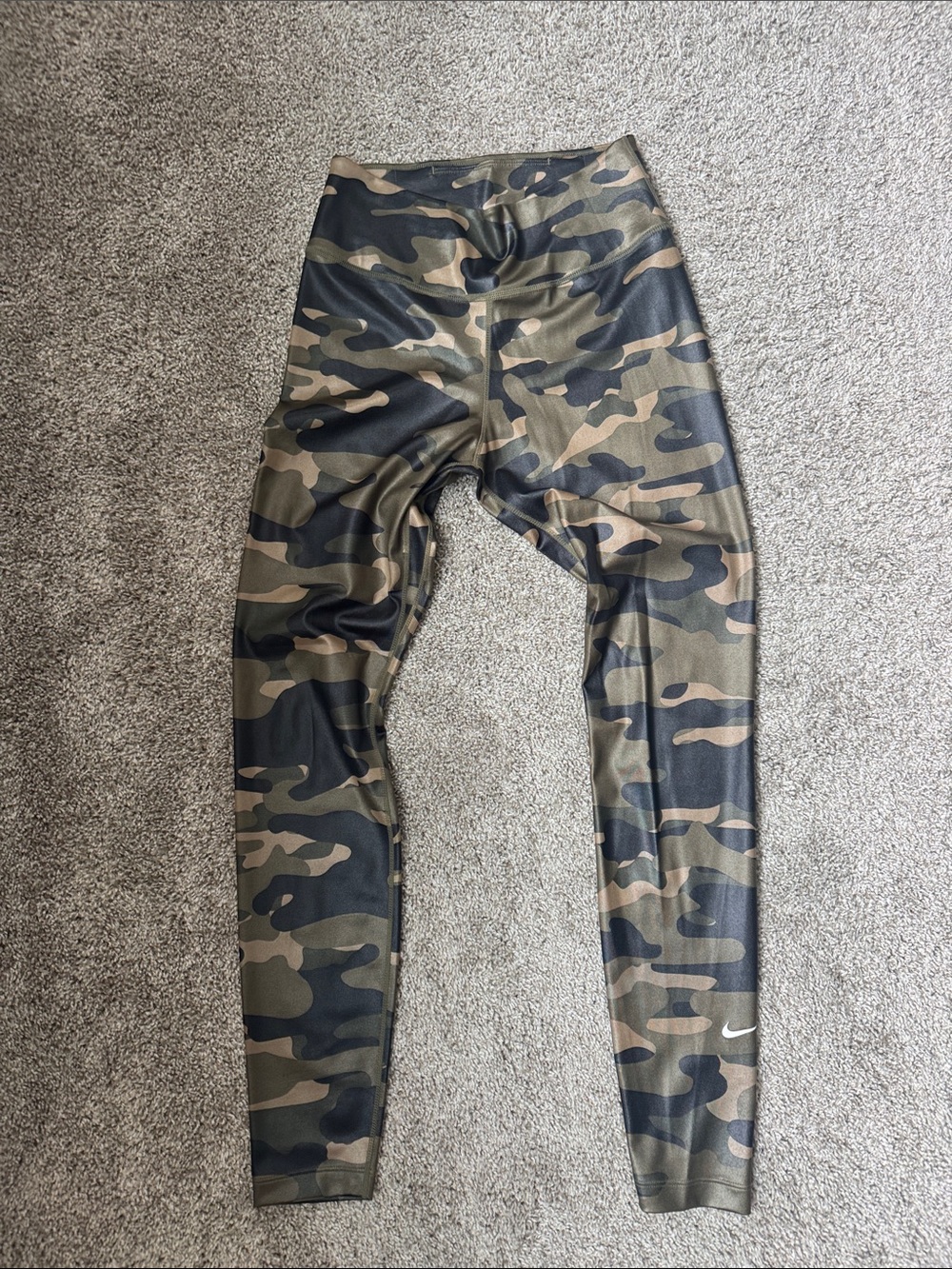 Nike Camo Leggings - Olive & Black NWOT